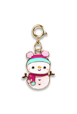 CHARM IT! Gold Swivel Snowman