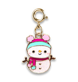 CHARM IT! Gold Swivel Snowman