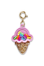 CHARM IT! Gold Ice Cream Cone Shaker Charm