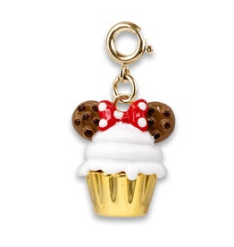 High Intencity Corporation CHARM IT! CHARM IT! Gold Minnie Cupcake Charm