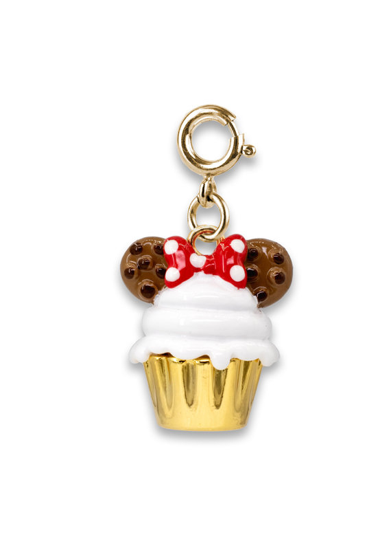 High Intencity Corporation CHARM IT! CHARM IT! Gold Minnie Cupcake Charm