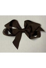 Brown Small (4in) Grosgrain Bow