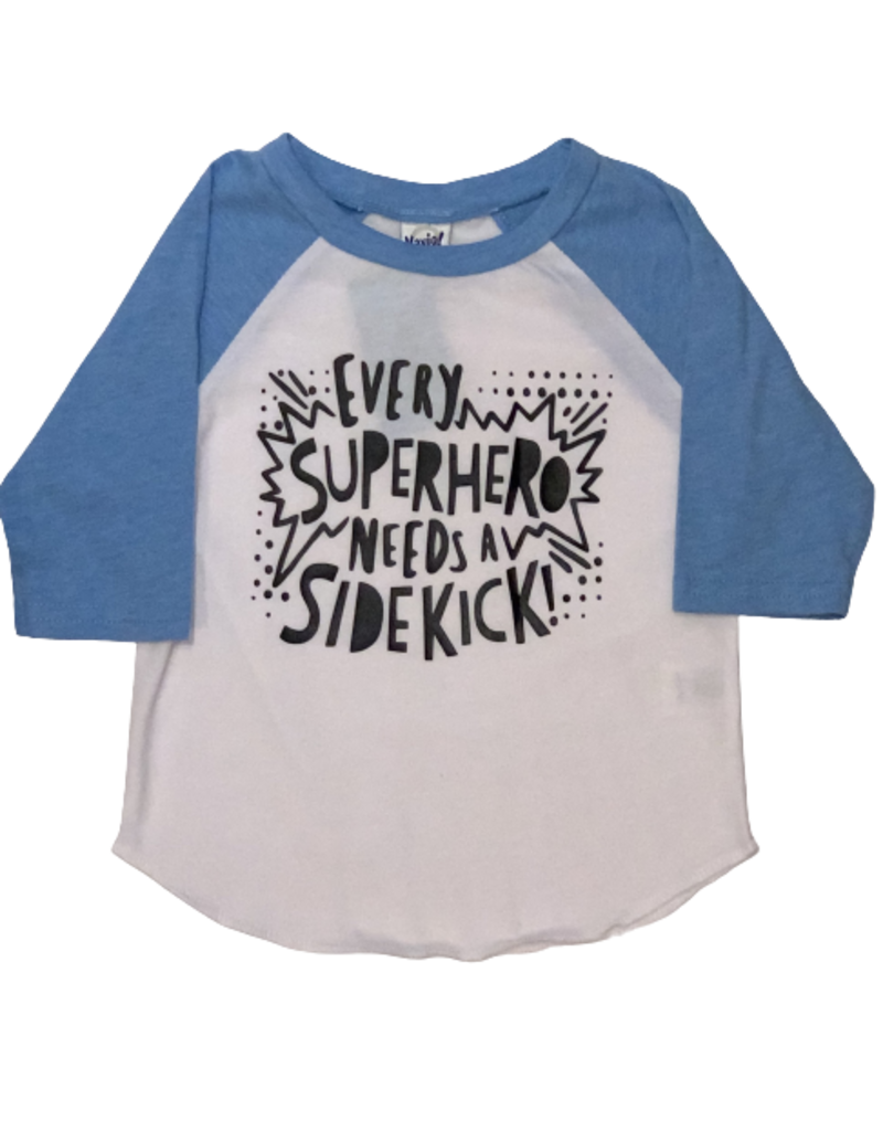 Tracy's Treasures Every Superhero Needs a Sidekick Baseball Tee