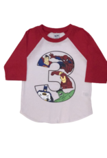 Superhero Birthday Baseball Tee