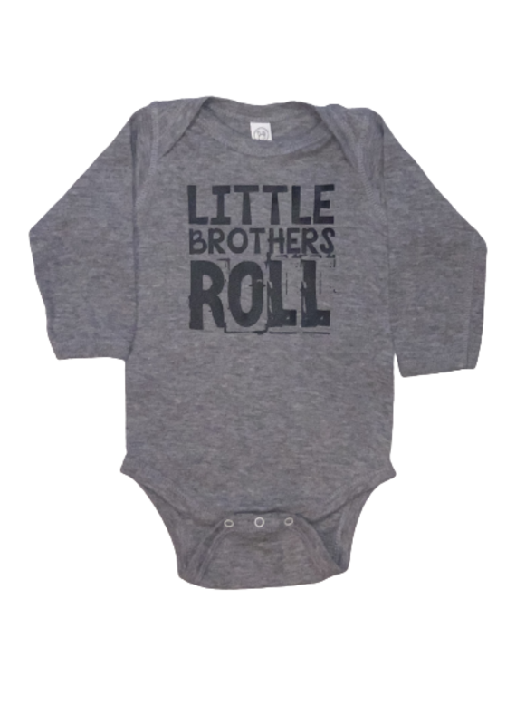 Tracy's Treasures Little Brother Roll Long Sleeve Onesie