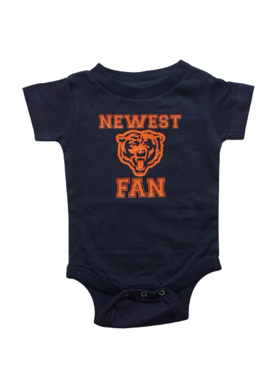 Tracy's Treasures Newest Bears Fan Short Sleeve Onesie