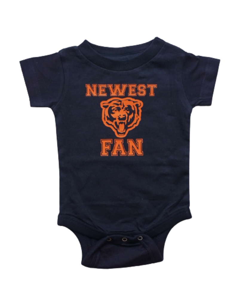Tracy's Treasures Newest Bears Fan Short Sleeve Onesie