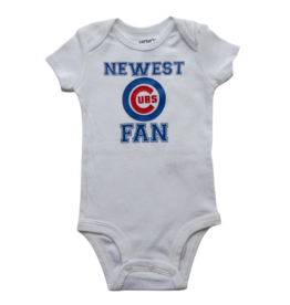 Bows & Babes Newest Cubs Fan Short Sleeve Onesie