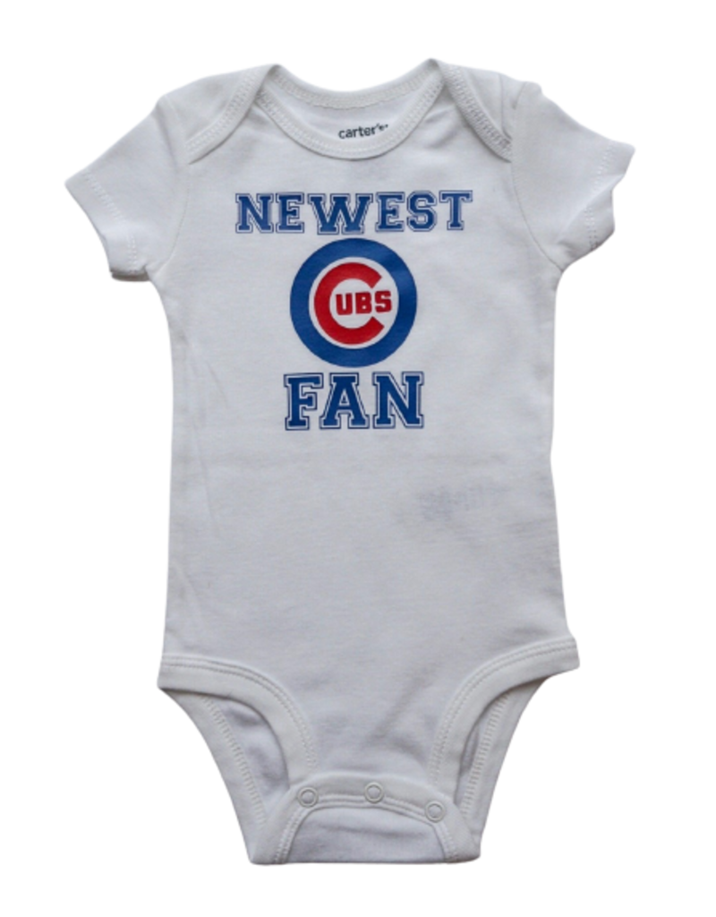 Tracy's Treasures Newest Cubs Fan Short Sleeve Onesie