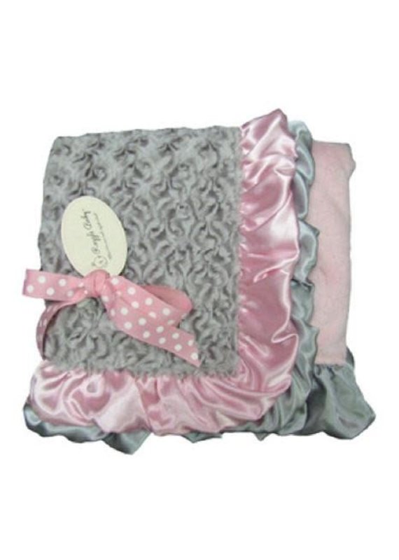 Silver Icicle Double Plush Blanket