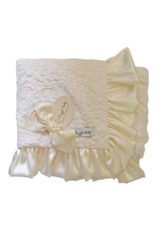Ivory Double Plush Blanket