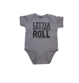 Tracy's Treasures Little Brothers Roll Short Sleeve Onesie