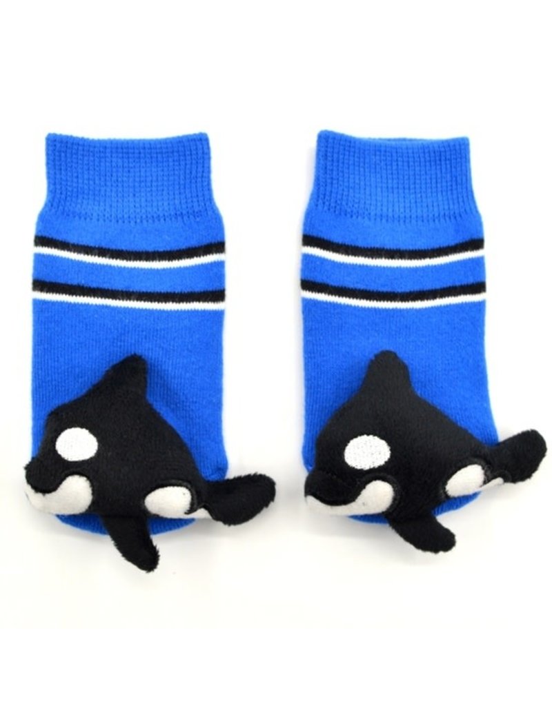 Baby Orca Rattle Socks 0-12m