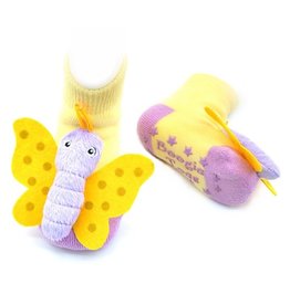 Butterfly Rattle Socks 0-12m