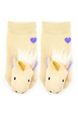 Liventi Golden Unicorn Rattle Socks 0-12m