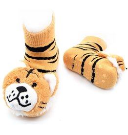 Liventi Tiger Rattle Socks 0-12m