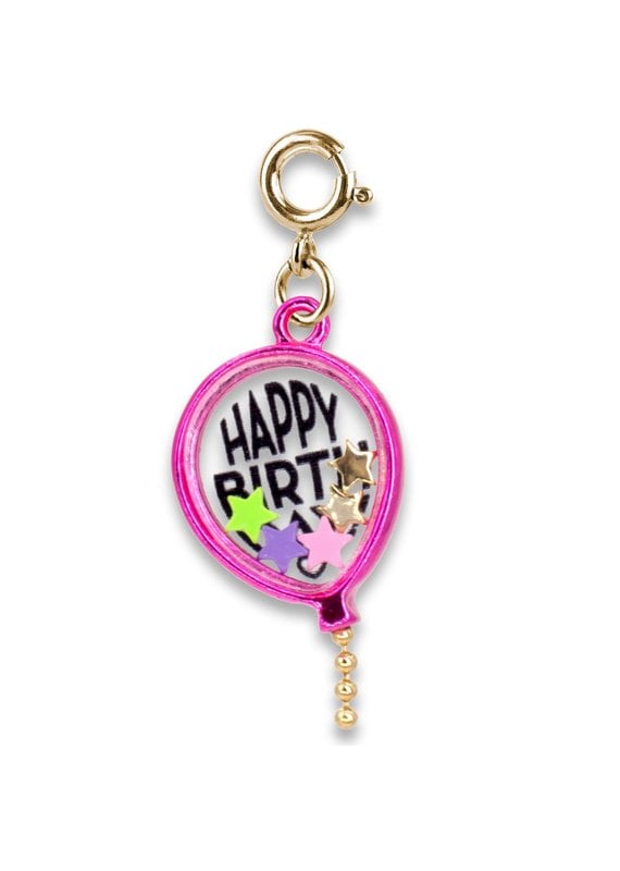 CHARM IT! Gold Birthday Balloon Shaker Charm