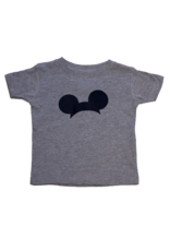 Mickey Ears Gray Short Sleeve Shirt