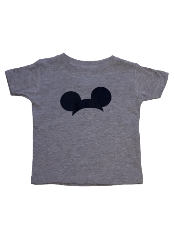 Mickey Ears Gray Short Sleeve Shirt