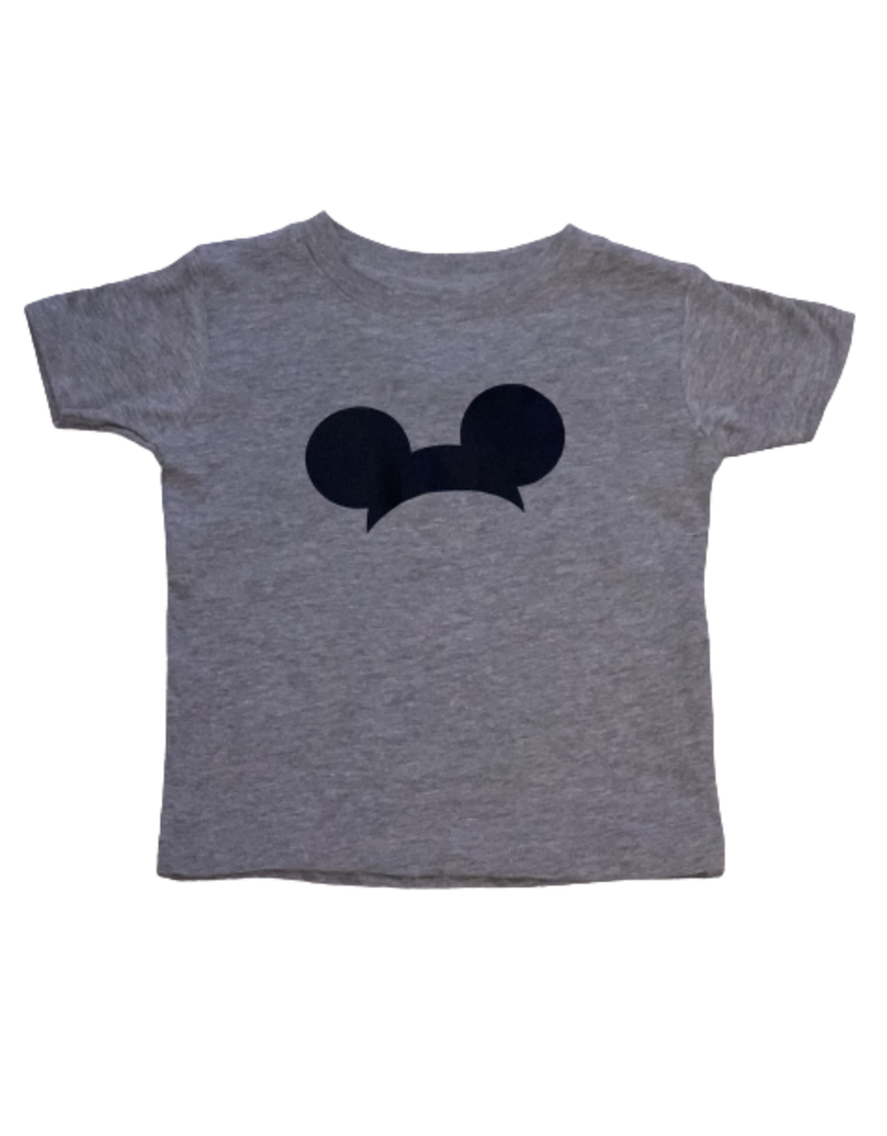 Mickey Ears Gray Short Sleeve Shirt