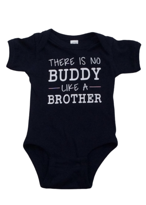 Tracy's Treasures No Buddy Like a Brother Onesie Short Sleeve