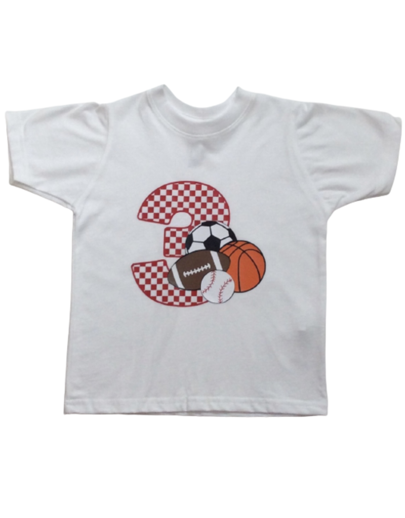 Sports Birthday Short Sleeve Shirt