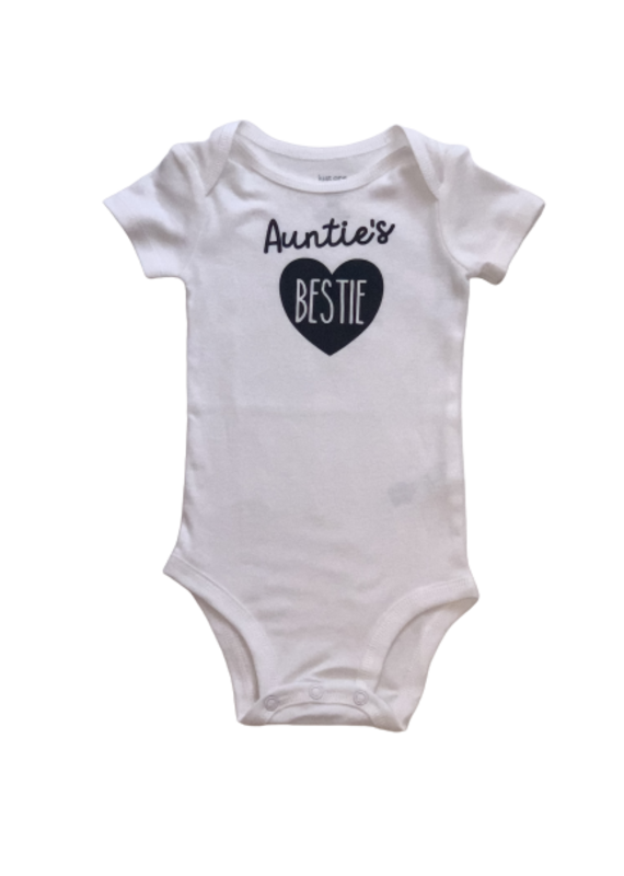 Tracy's Treasures Auntie's Bestie Infant Onesie