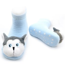 Baby Wolf Rattle Sock 0-12m