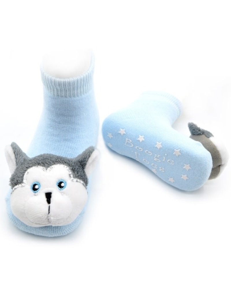 Baby Wolf Rattle Sock 0-12m