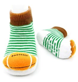 Football Rattle Socks 0-12m