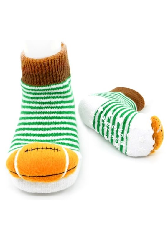 Football Rattle Socks 0-12m