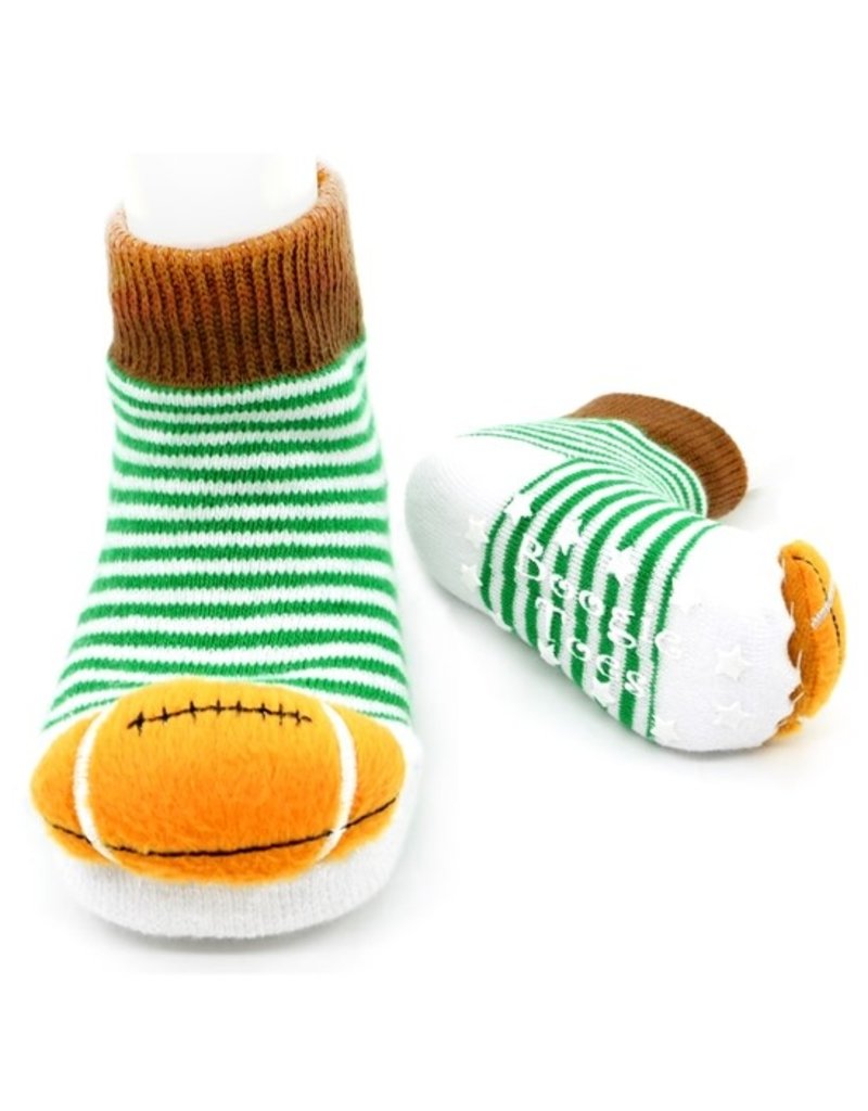 Football Rattle Socks 0-12m