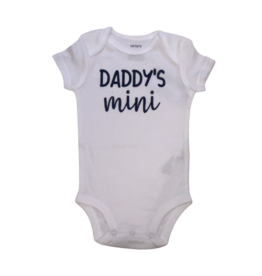 Daddy's Mini Short Sleeve Onesie