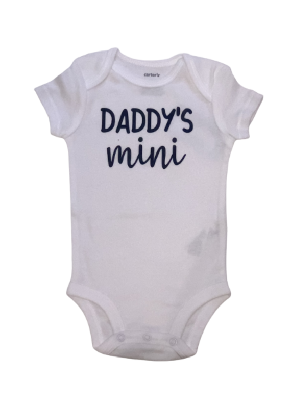 Tracy's Treasures Daddy's Mini Short Sleeve Onesie