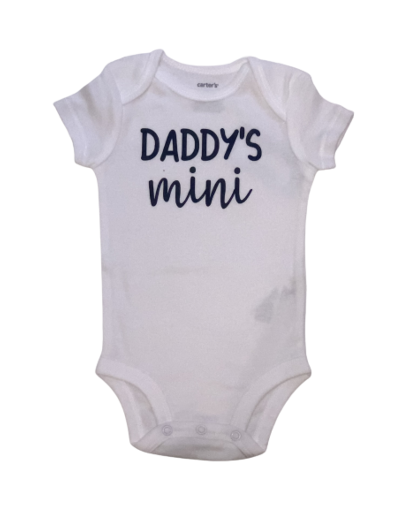 Daddy's Mini Short Sleeve Onesie