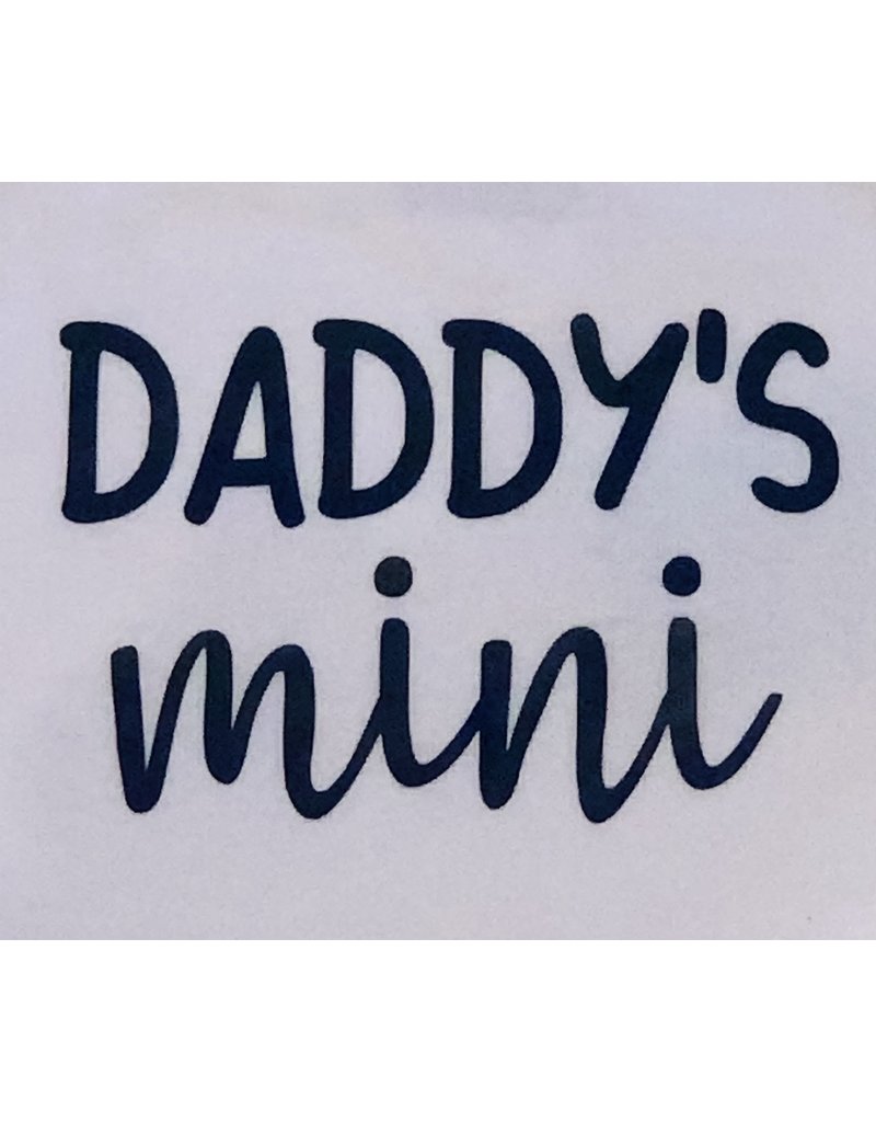 Daddy's Mini Short Sleeve Onesie