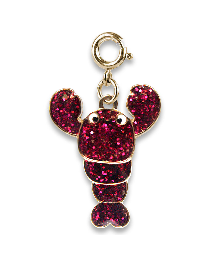 CHARM IT! Gold Swivel Glitter Lobster Charm