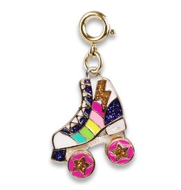 CHARM IT! Gold Rainbow Rollerskate Charm