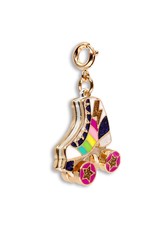 CHARM IT! Gold Rainbow Rollerskate Charm