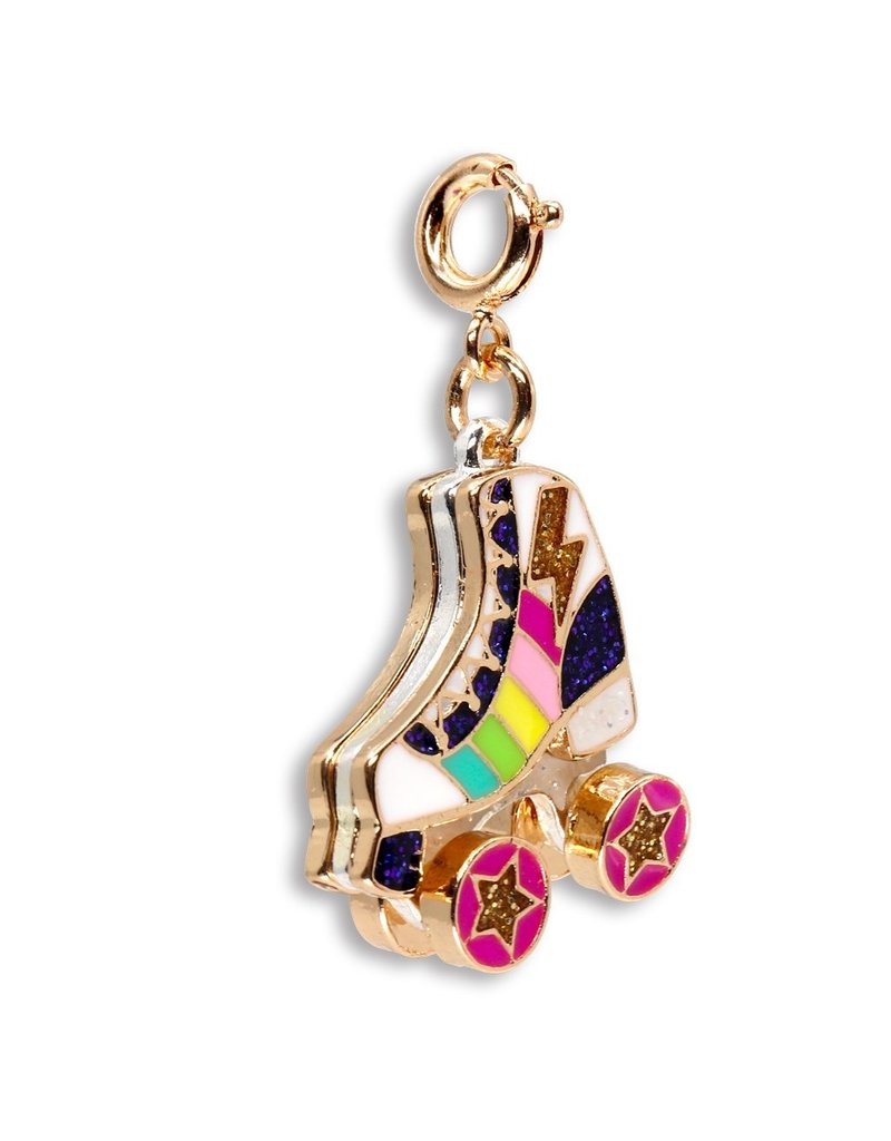 CHARM IT! Gold Rainbow Rollerskate Charm