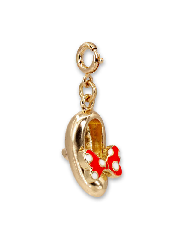 CHARM IT! Gold Minnie Shoe Charm