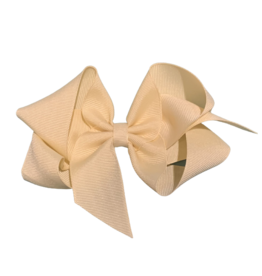 Bows Arts Cream Big (5in) Grosgrain Bow
