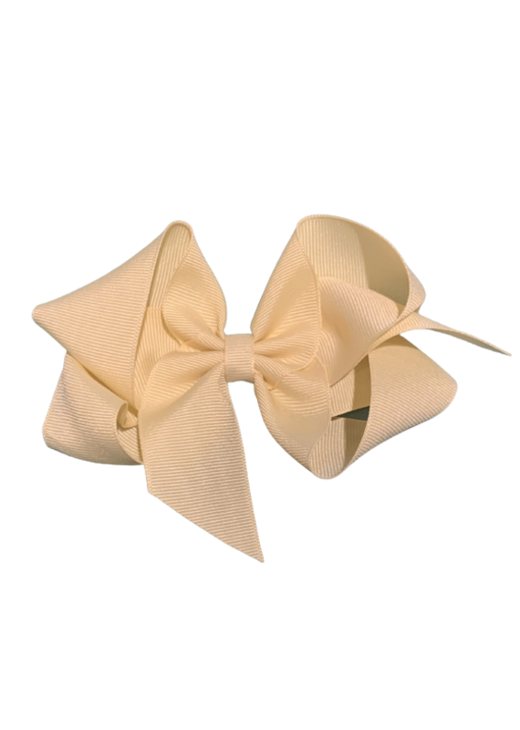 Bows Arts Cream Big (5in) Grosgrain Bow