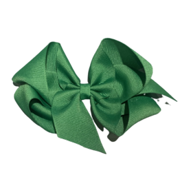 Emerald Big (5in) Grosgrain Bow
