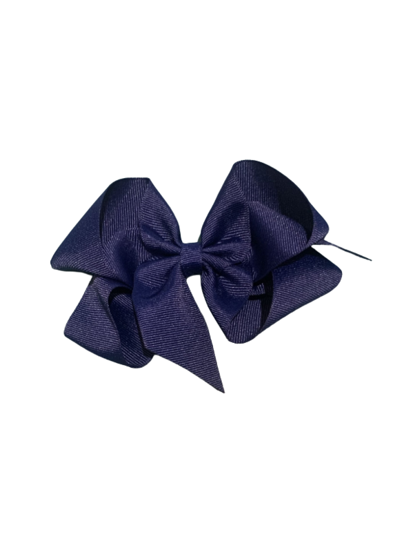 Bows Arts Light Navy Big (5in) Grosgrain Bow