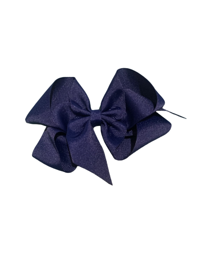 Light Navy Big (5in) Grosgrain Bow