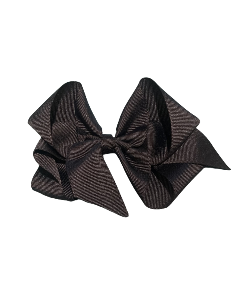 Black Big (5in) Grosgrain Bow