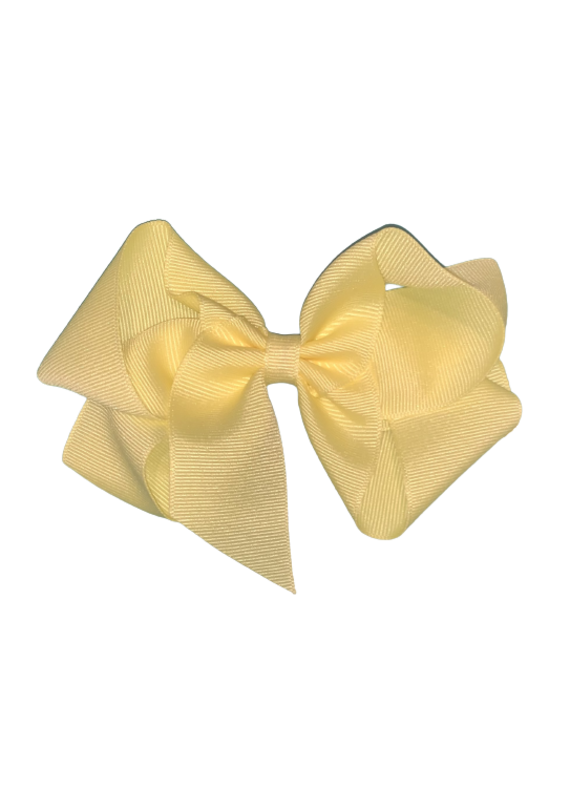 Maize Big (5in) Grosgrain Bow