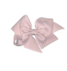 Silver Big (5in) Diamond Dust Grosgrain