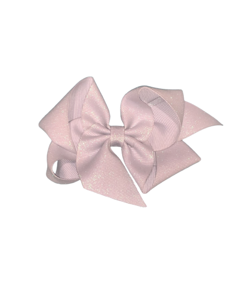 Bows Arts Silver Big (5in) Diamond Dust Grosgrain